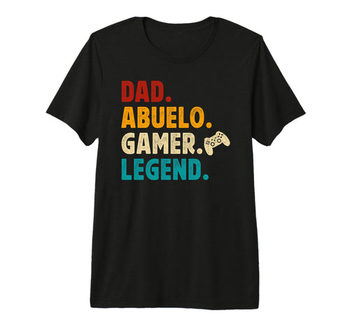 Mens Dad Abuelo Gamer Abuelo Gaming T-Shirt - Trendy Graphic for Adults - T-Shirt, Sweatshirt, Hoodie