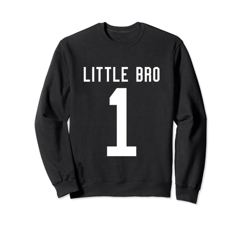 Number 1 Little Bro Biggest Fan Sweatshirt - Custom Art Print Men Women - T-Shirt, Sweatshirt, Hoodie
