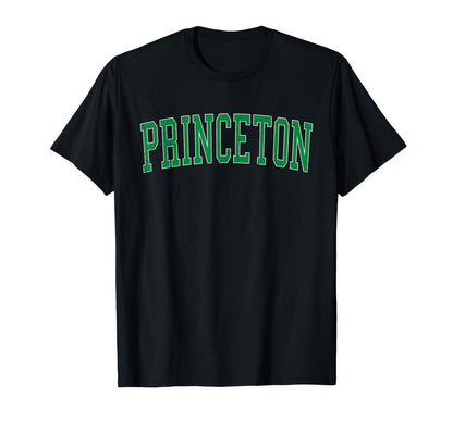 Princeton Tx Distressed Green Varsity T-Shirt - Novelty Apparel Men Women - T-Shirt, Sweatshirt, Hoodie