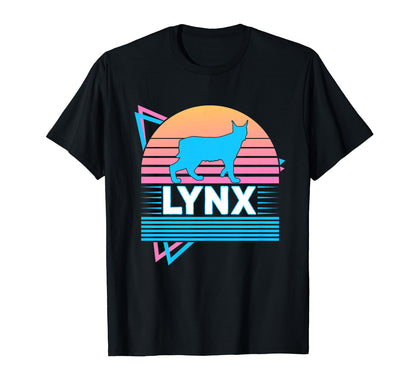 Lynx Vaporwave Aesthetic T-Shirt - Trendy Graphic Unisex - T-Shirt, Sweatshirt, Hoodie
