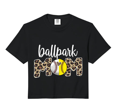 Ballpark Mom Proud Baseball Softball T-Shirt - Graphic Print Men Women - T-Shirt, Sweatshirt, Hoodie
