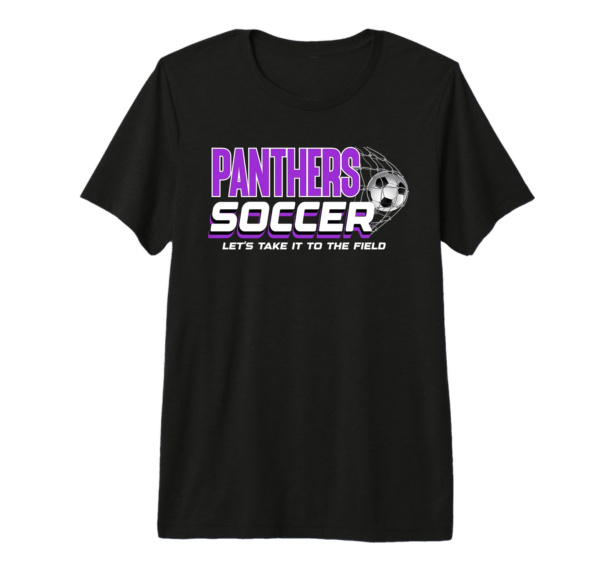 Purple Panthers Soccer Mom Game Day T-Shirt - Aesthetic Graphic for Adults - T-Shirt, Sweatshirt, Hoodie