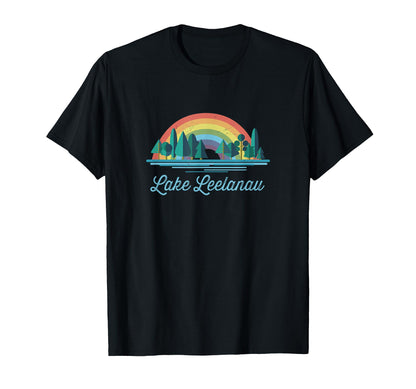 Lake Leelanau Rainbow Lake Souvenir T-Shirt - Trendy Graphic Unisex - T-Shirt, Sweatshirt, Hoodie