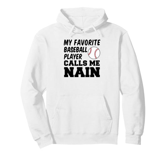 My Favorite Baseball Player Calls Me Hoodie - Streetwear Style Men Women - T-Shirt, Sweatshirt, Hoodie