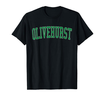 Olivehurst Ca Distressed Green T-Shirt - Custom Art Print for Adults - T-Shirt, Sweatshirt, Hoodie