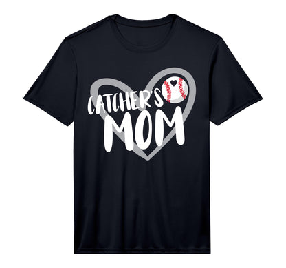 Baseball Catchers Mom Performance T-Shirt - Unique Graphic for Adults - T-Shirt, Sweatshirt, Hoodie