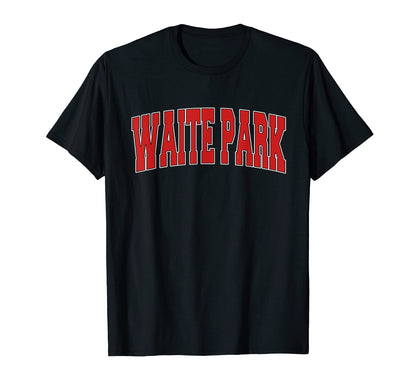 Waite Park Mn Minnesota Varsity T-Shirt - Fun Novelty Design for Adults - T-Shirt, Sweatshirt, Hoodie