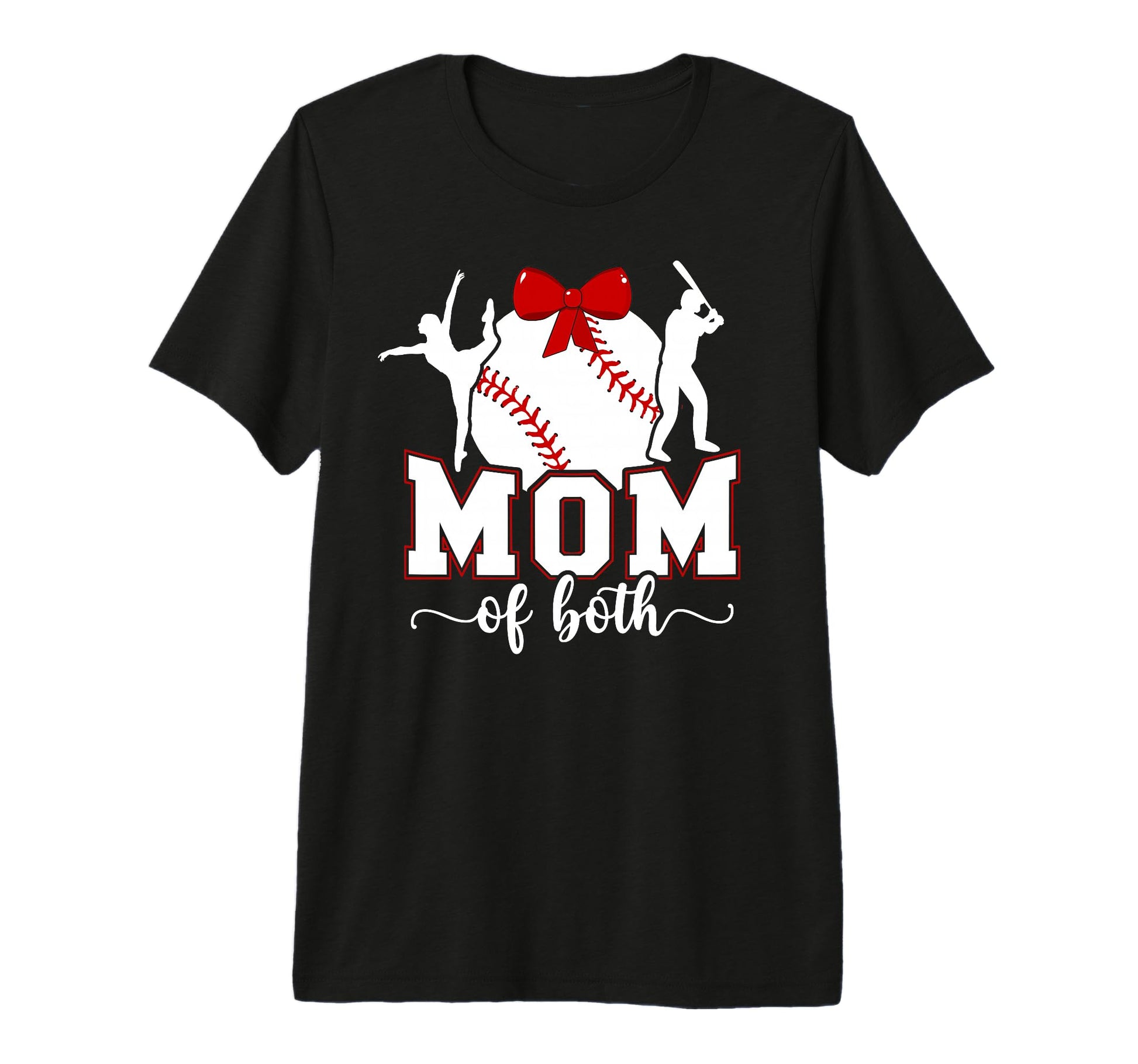 Mom Both Proud Baseball And Dance Mom T-Shirt - Streetwear Style Men Women - T-Shirt, Sweatshirt, Hoodie