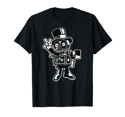 Cameraman Camera Photography Gifts T-Shirt - Minimalist Print for Adults - T-Shirt, Sweatshirt, Hoodie