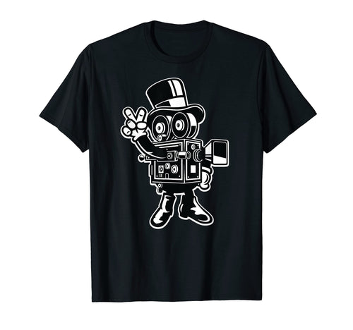 Cameraman Camera Photography Gifts T-Shirt - Minimalist Print for Adults - T-Shirt, Sweatshirt, Hoodie