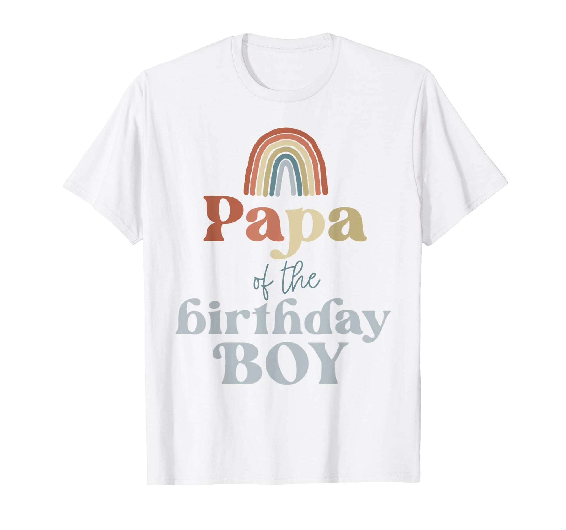 Mens Papa Birthday Boho Rainbow Party T-Shirt - Novelty Apparel Men Women - T-Shirt, Sweatshirt, Hoodie