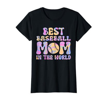 Best Baseball Mom World Sport T-Shirt - Trendy Graphic Unisex - T-Shirt, Sweatshirt, Hoodie