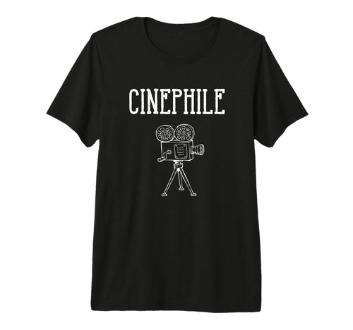 Cinephile Film Camera Tri Blend T-Shirt - Custom Art Print for Adults - T-Shirt, Sweatshirt, Hoodie