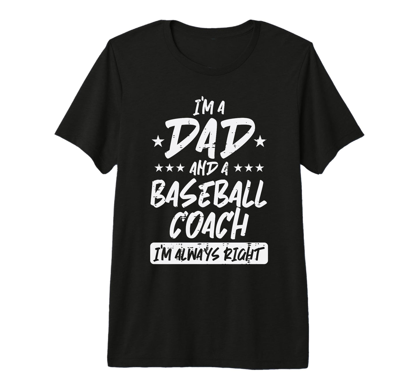 Im Dad Baseball Coach Funny T-Shirt - Fun Novelty Design for Adults - T-Shirt, Sweatshirt, Hoodie