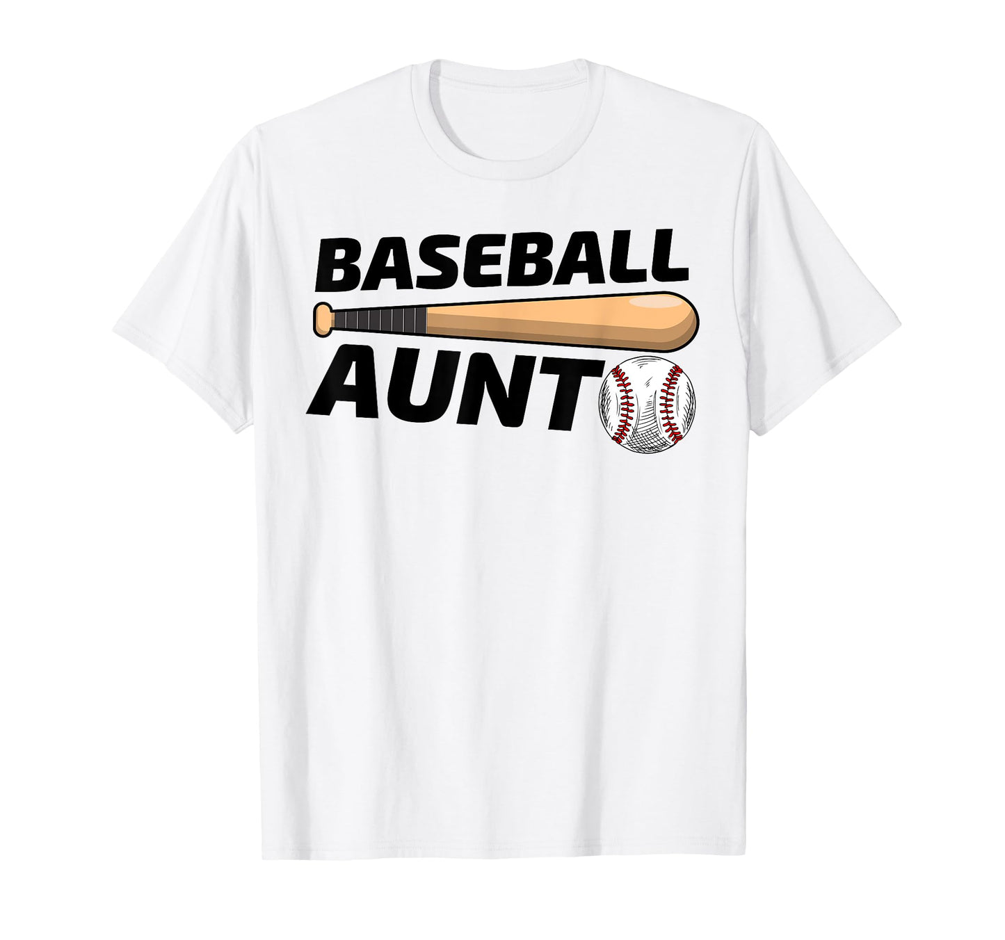 Baseball Aunt Family Matching Aunt T-Shirt - Custom Art Print Men Women - T-Shirt, Sweatshirt, Hoodie