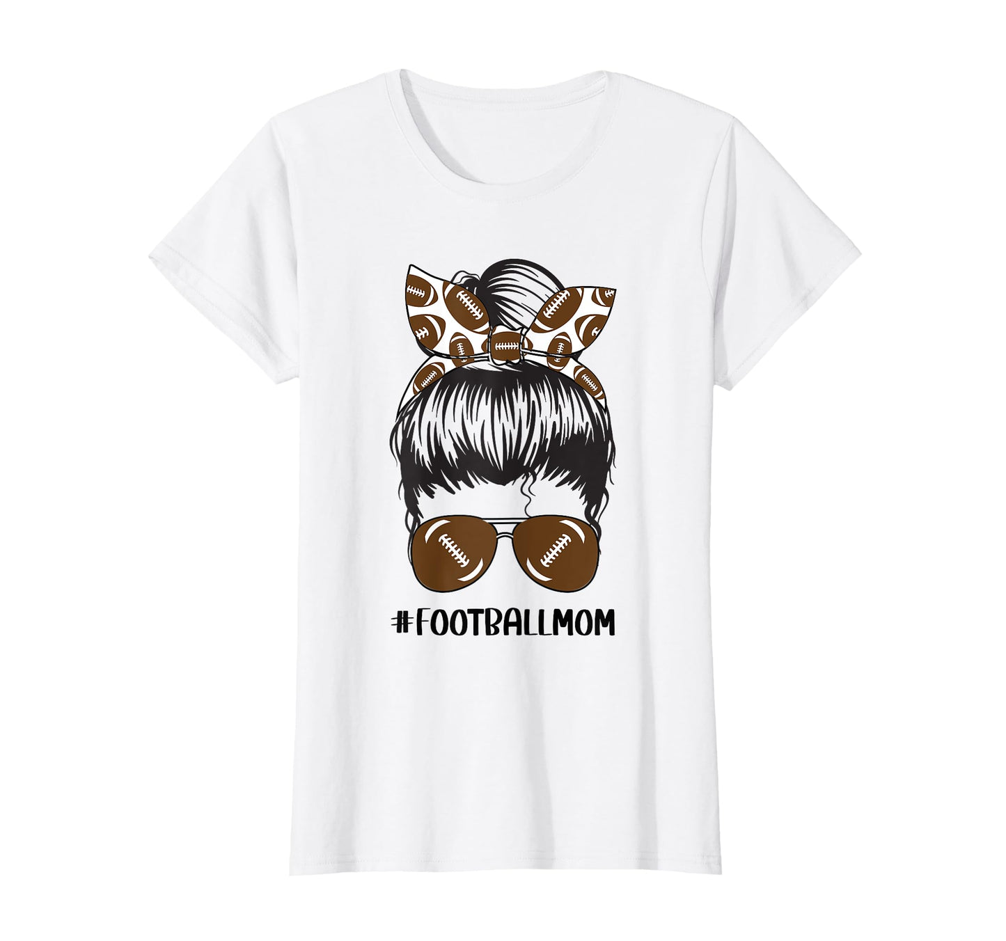 Football Mom Game Day American T-Shirt - Fun Novelty Design Men Women - T-Shirt, Sweatshirt, Hoodie