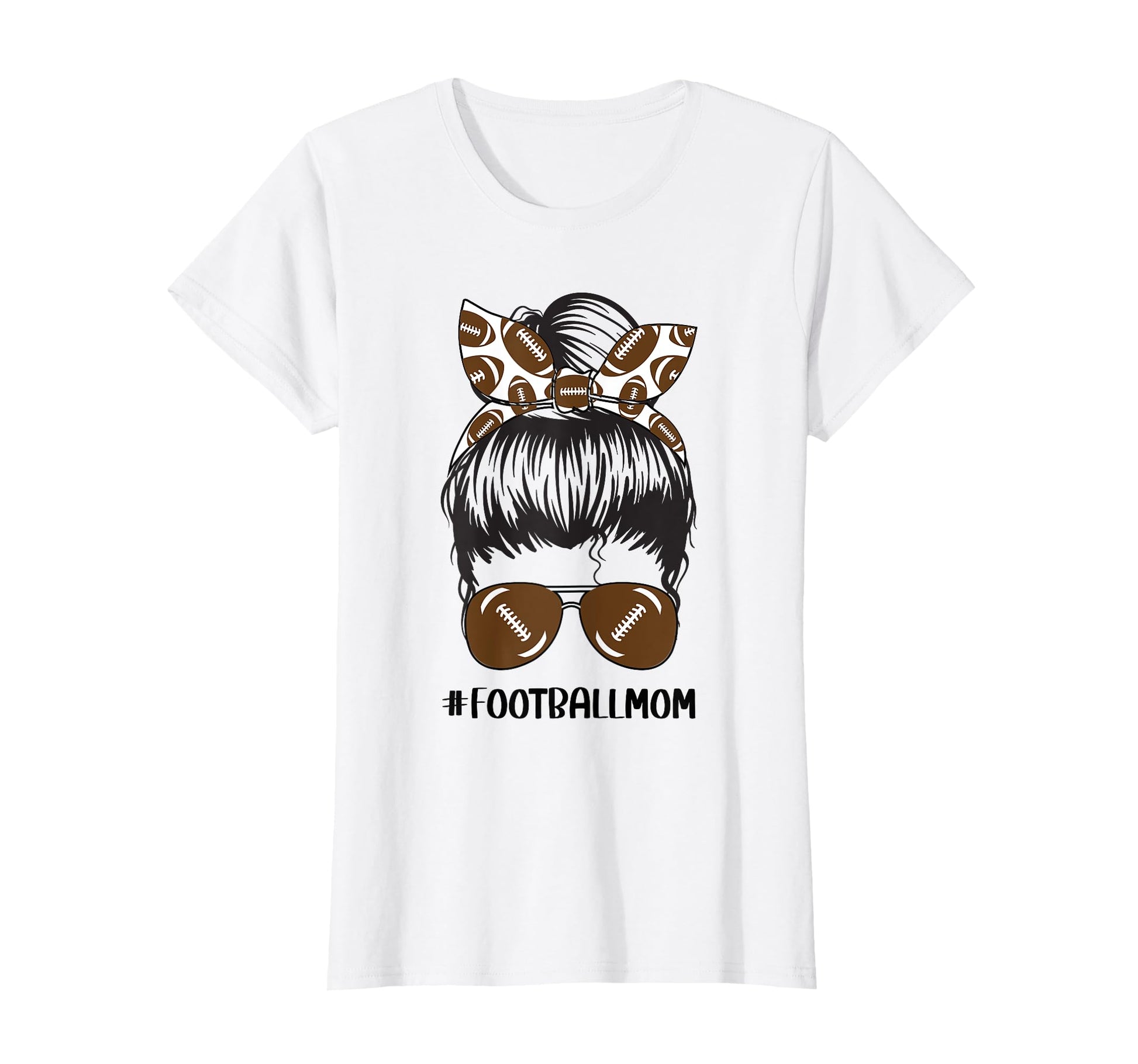 Football Mom Game Day American T-Shirt - Fun Novelty Design Men Women - T-Shirt, Sweatshirt, Hoodie