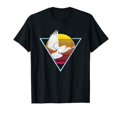 90S Art Vaporwave Aesthetic Dove T-Shirt - Casual Everyday Wear Unisex - T-Shirt, Sweatshirt, Hoodie