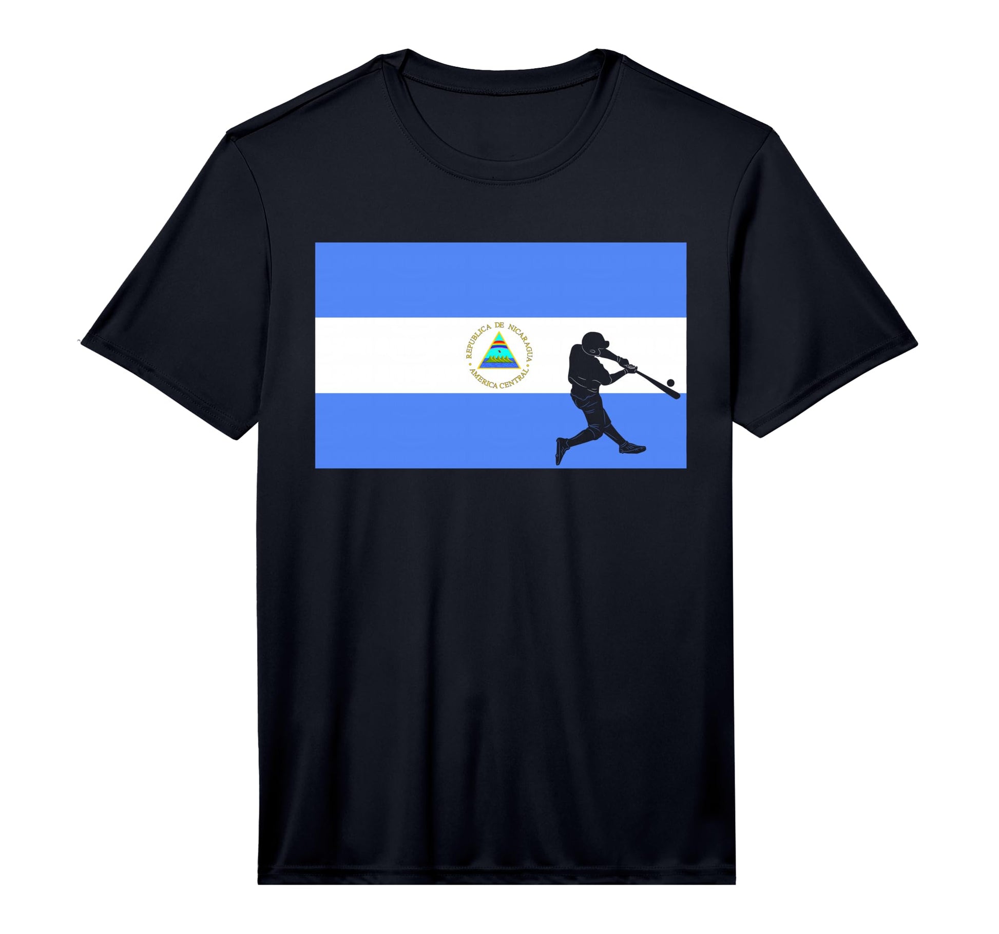 Baseball League Nicaragua Flag Nica T-Shirt - Streetwear Style Men Women - T-Shirt, Sweatshirt, Hoodie