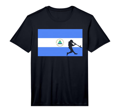 Baseball League Nicaragua Flag Nica T-Shirt - Streetwear Style Men Women - T-Shirt, Sweatshirt, Hoodie