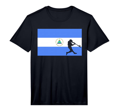 Baseball League Nicaragua Flag Nica T-Shirt - Streetwear Style Men Women - T-Shirt, Sweatshirt, Hoodie