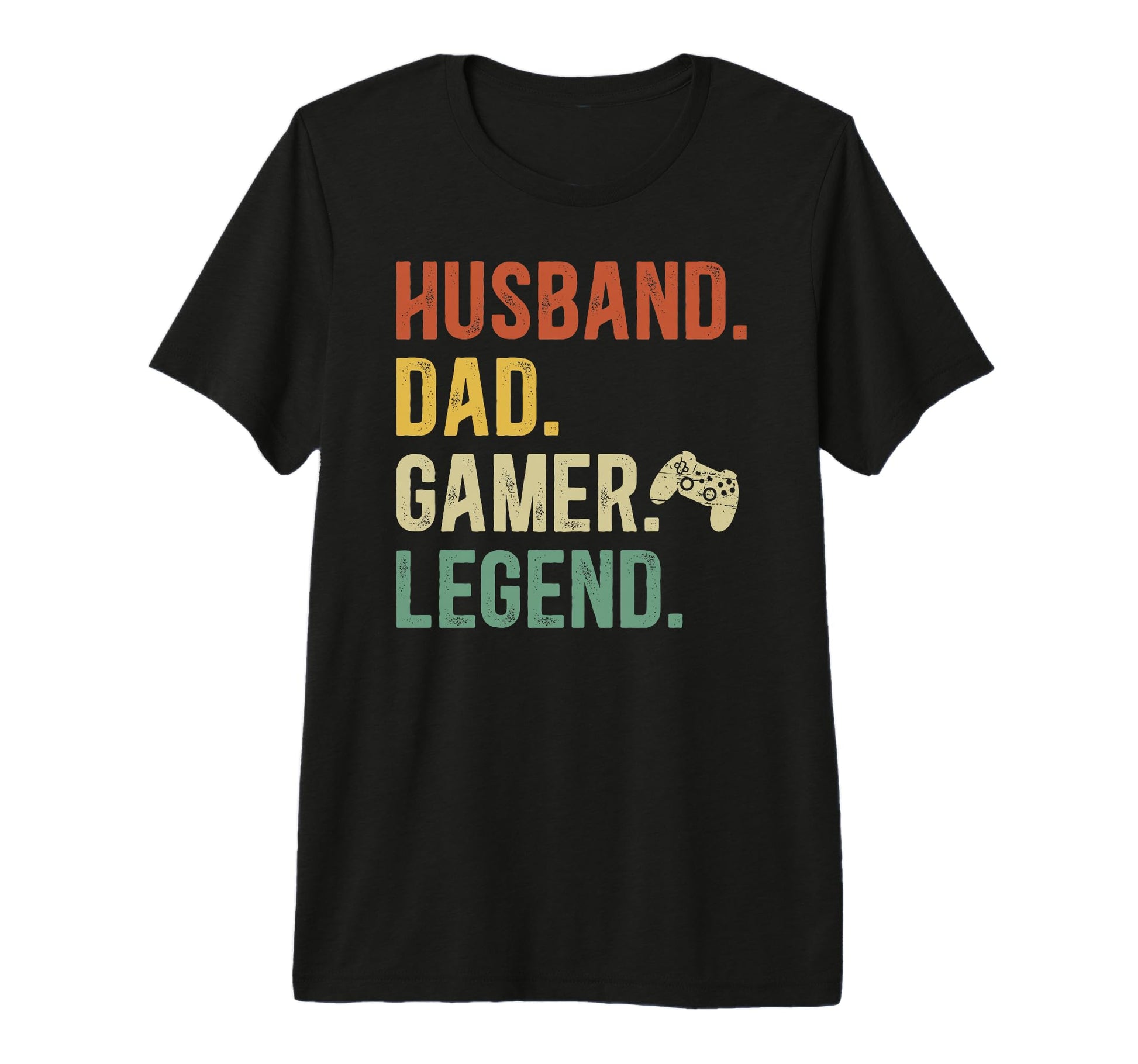 Mens Husband Dad Gamer Dad Gaming T-Shirt - Aesthetic Graphic Men Women - T-Shirt, Sweatshirt, Hoodie