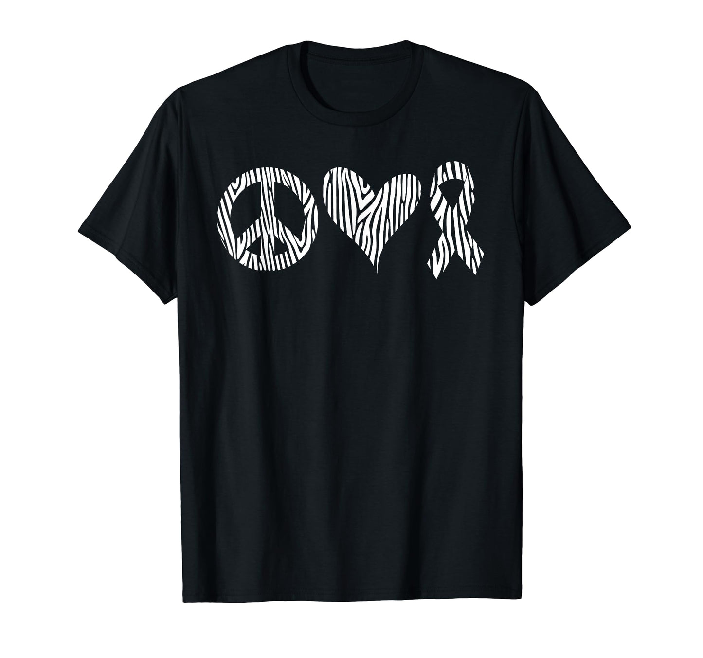 Paraganglioma Awareness Zebra Pattern T-Shirt - Streetwear Style Men Women - T-Shirt, Sweatshirt, Hoodie