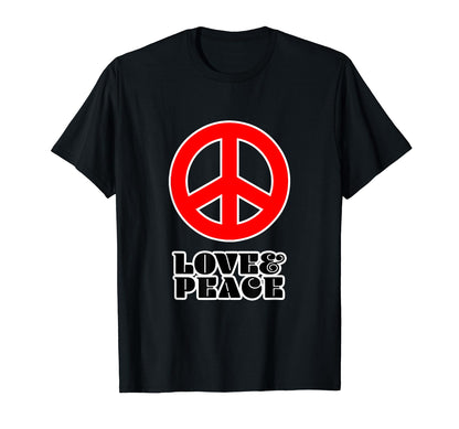 Love Peace T-Shirt - Custom Art Print for Adults - T-Shirt, Sweatshirt, Hoodie