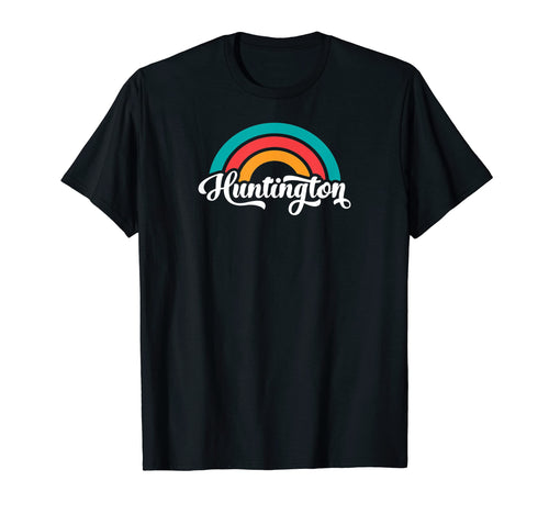 Huntington Wv Script Rainbow T-Shirt - Graphic Print for Adults - T-Shirt, Sweatshirt, Hoodie