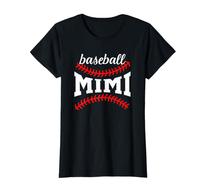 Baseball Mimi Gift Game Day T Ball Grandma T-Shirt - Unique Graphic Unisex - T-Shirt, Sweatshirt, Hoodie