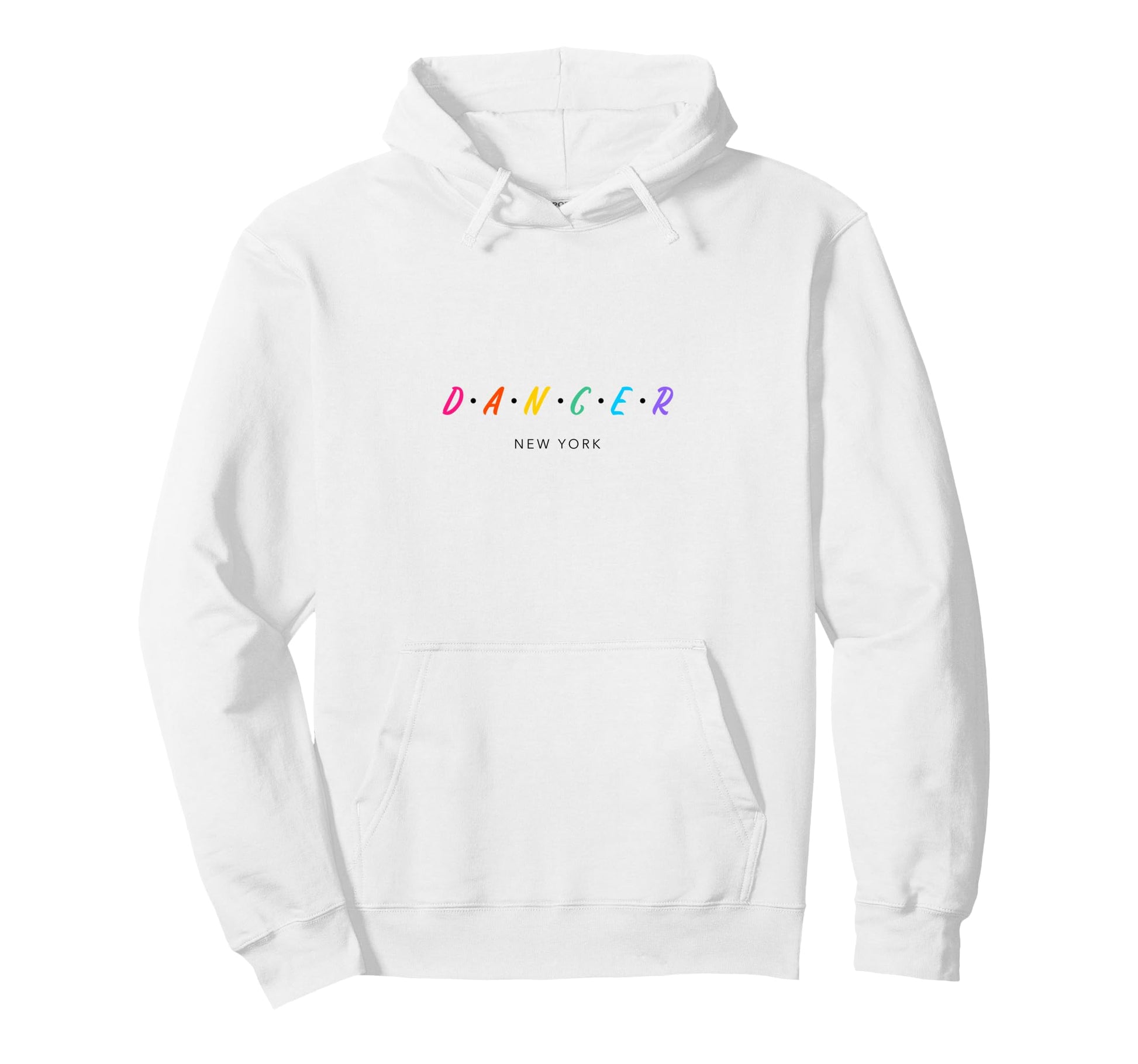 Dancer New York Dance Rainbow Hoodie - Custom Art Print for Adults - T-Shirt, Sweatshirt, Hoodie