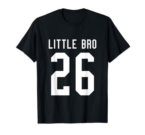 Number 26 Little Bro Biggest Fan T-Shirt - Minimalist Print Unisex - T-Shirt, Sweatshirt, Hoodie