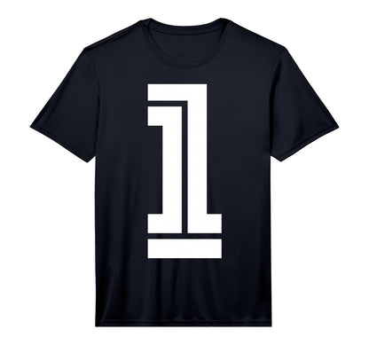 1 Sports Team Number Fan Performance T-Shirt - Fun Novelty Design Men Women - T-Shirt, Sweatshirt, Hoodie