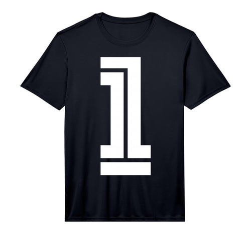 1 Sports Team Number Fan Performance T-Shirt - Fun Novelty Design Men Women - T-Shirt, Sweatshirt, Hoodie