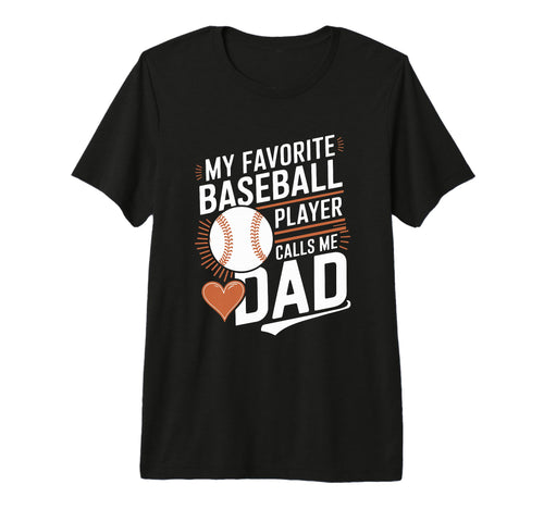 Baseball Dad My Favorite Baseball T-Shirt - Aesthetic Graphic for Adults - T-Shirt, Sweatshirt, Hoodie