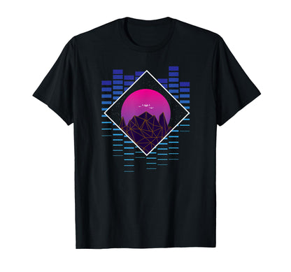 Space Jet Retrowave Synthwave T-Shirt - Minimalist Print Men Women - T-Shirt, Sweatshirt, Hoodie