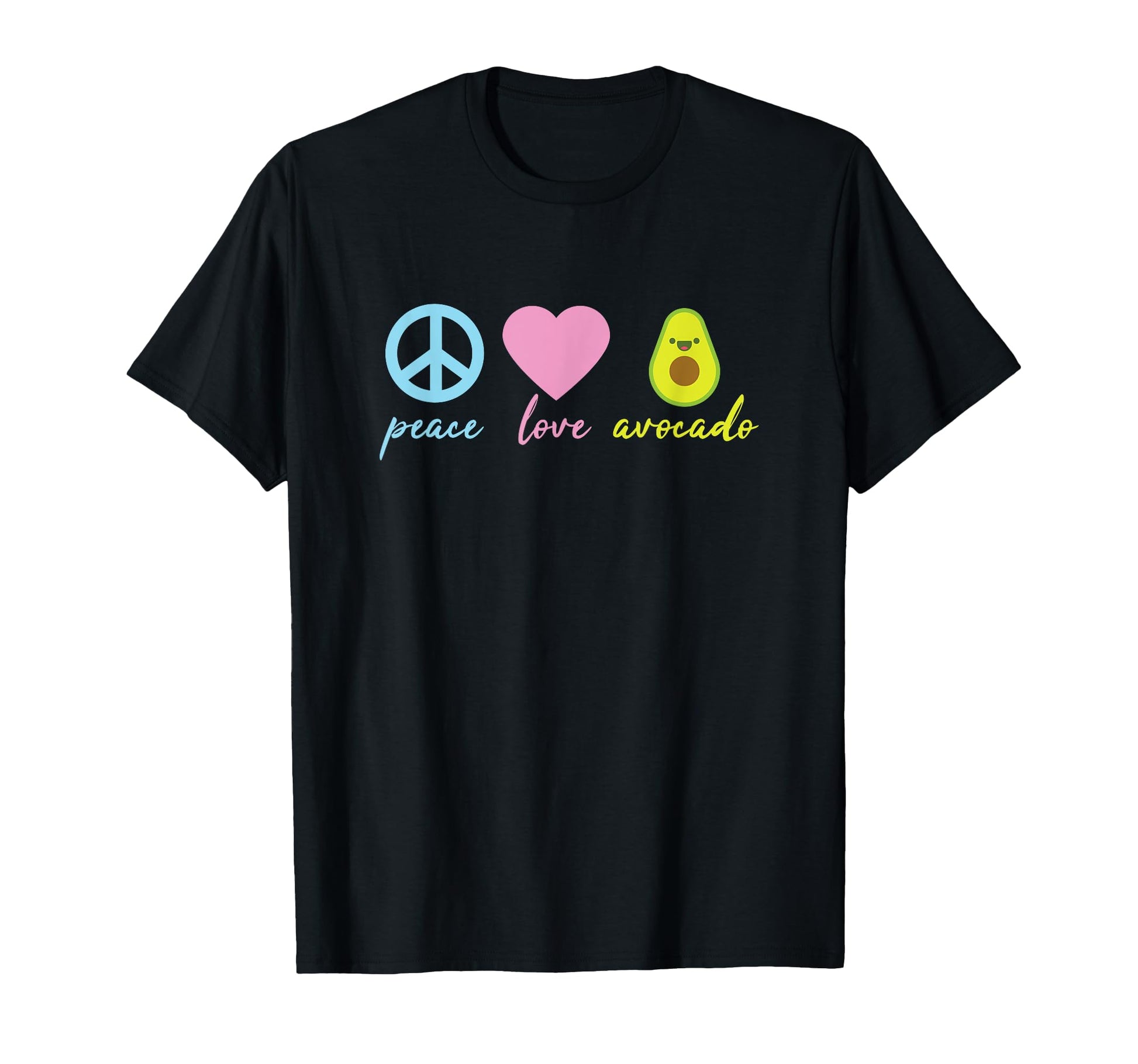 Peace Love Avocado Tropical Fruit T-Shirt - Streetwear Style Men Women - T-Shirt, Sweatshirt, Hoodie