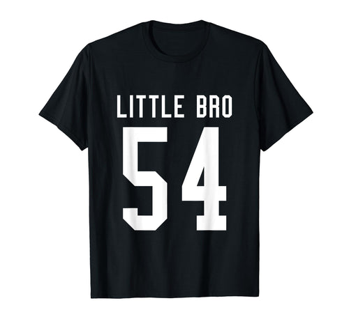 Number 54 Little Bro Biggest Fan T-Shirt - Trendy Graphic Men Women - T-Shirt, Sweatshirt, Hoodie