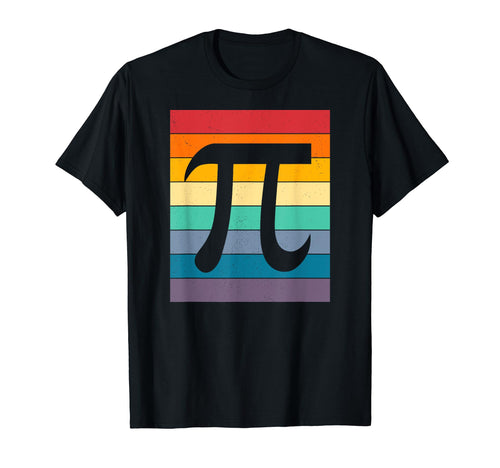Pi Day Party Distressed Rainbow T-Shirt - Unique Graphic Men Women - T-Shirt, Sweatshirt, Hoodie