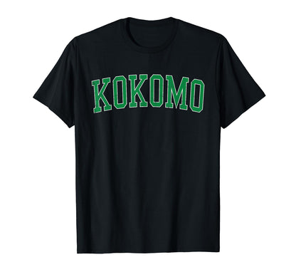 Kokomo Distressed Green Varsity T-Shirt - Novelty Apparel Unisex - T-Shirt, Sweatshirt, Hoodie