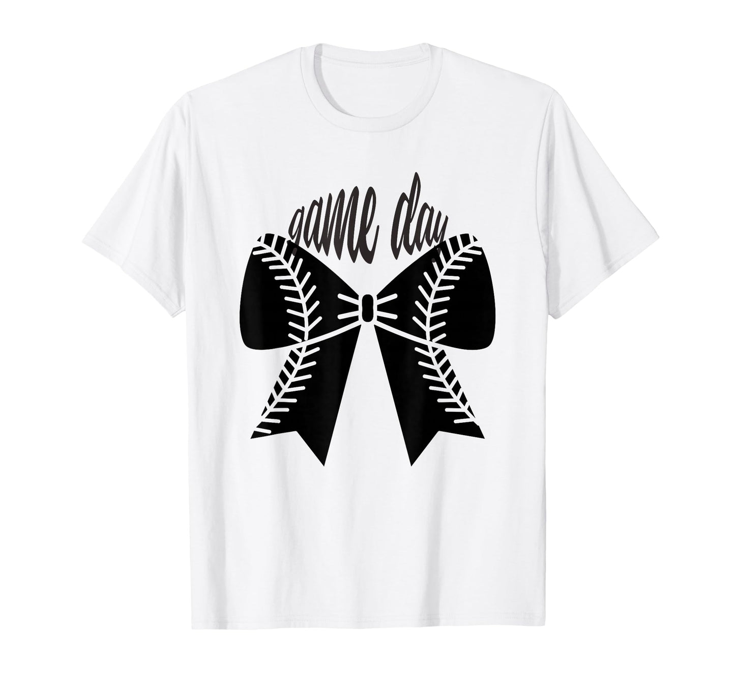 Game Day Baseball Coquette Bow Funny T-Shirt - Novelty Apparel Men Women - T-Shirt, Sweatshirt, Hoodie