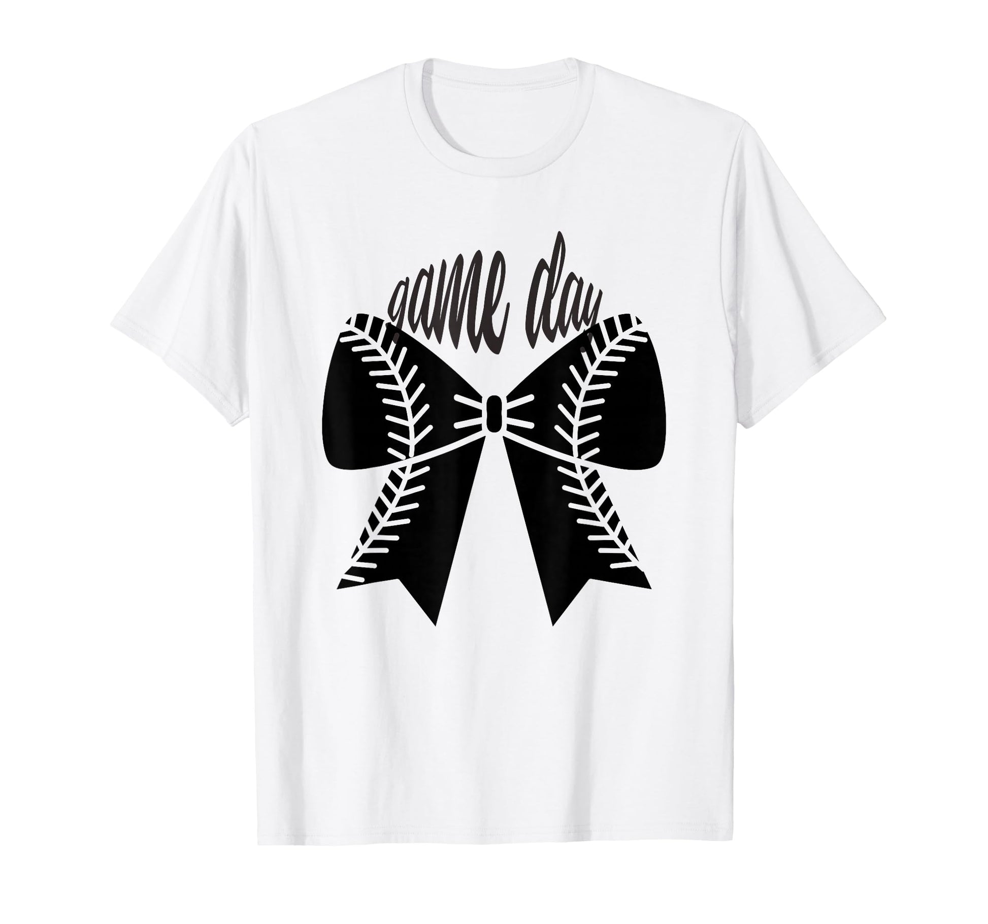 Game Day Baseball Coquette Bow Funny T-Shirt - Novelty Apparel Men Women - T-Shirt, Sweatshirt, Hoodie