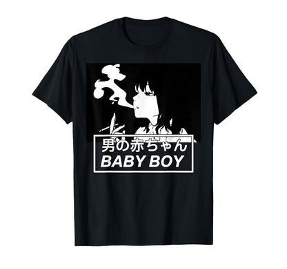 Aesthetic Vaporwave Anime T-Shirt - Custom Art Print Men Women - T-Shirt, Sweatshirt, Hoodie