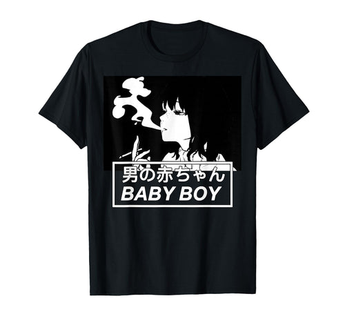 Aesthetic Vaporwave Anime T-Shirt - Custom Art Print Men Women - T-Shirt, Sweatshirt, Hoodie