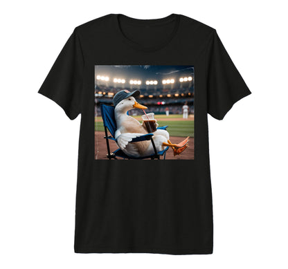 Baseball Duck Mom Tri Blend T-Shirt - Graphic Print Men Women - T-Shirt, Sweatshirt, Hoodie