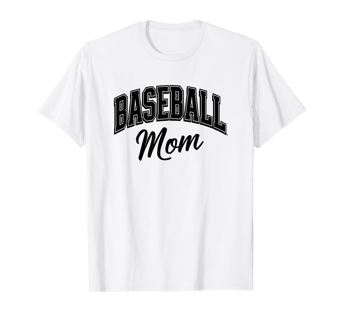 Baseball Mom Proud Sports Supporter T-Shirt - Novelty Apparel Unisex - T-Shirt, Sweatshirt, Hoodie