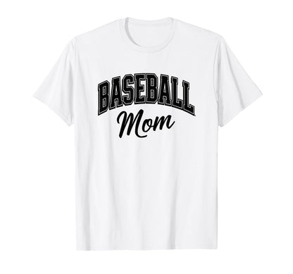 Baseball Mom Proud Sports Supporter T-Shirt - Novelty Apparel Unisex - T-Shirt, Sweatshirt, Hoodie