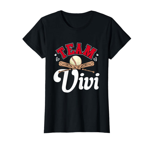 Team Vivi Mothers Day Baseball T-Shirt - Custom Art Print for Adults - T-Shirt, Sweatshirt, Hoodie