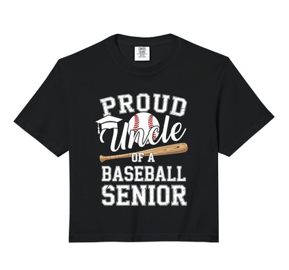 Proud Uncle 2026 Senior Baseball Sweatshirt - Aesthetic Graphic for Adults - T-Shirt, Sweatshirt, Hoodie