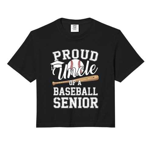 Proud Uncle 2026 Senior Baseball Sweatshirt - Aesthetic Graphic for Adults - T-Shirt, Sweatshirt, Hoodie